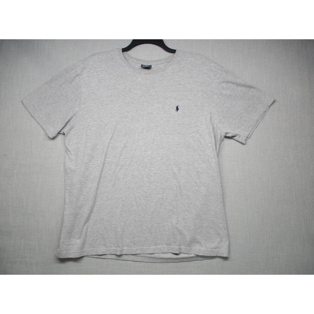 Polo Ralph Lauren Grey Casual Everyday Classic Fit‎ T-Shirt Mens Size XL
